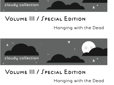 Cloudy Collection special edition label clouds cloudy collection dead skulls sky special edition stars