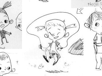 Kids composite brush childrens books ink kids pencil sketches