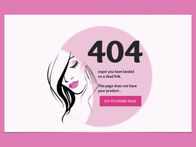 404 404 error 404 error page 404page design illustration minimal oops ui ux web web app design web design website