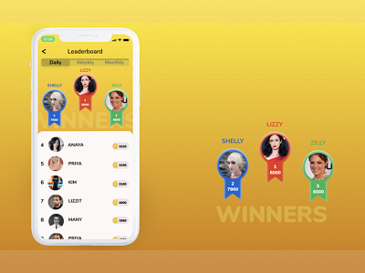 Leaderboard animation app app design app designer appdesign design designer leader leaderboard leaderboards leadership ui ux