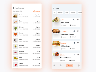 Recipe app - Food manager