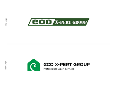Eco X-Pert Group Logo Redesign brand designer branding brandmark creative logo eco eco friendly eco logo logo logo designer logo redesign negative space logo new zealand rebranding redesign srilanka