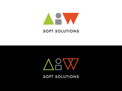 AIW Logo aiw logo android android logo best logo design black and white logo illustrator logo design ios logo logo inpiration web