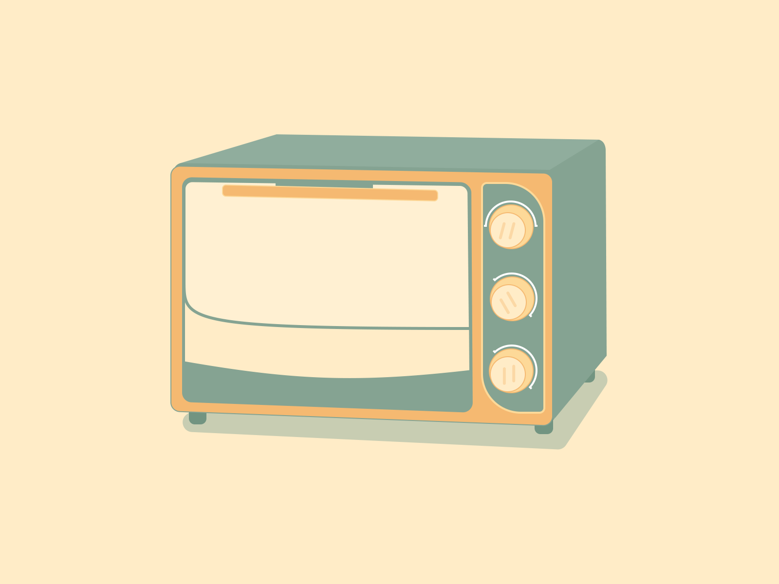 Microwave Flat Illustration Design By Andribrnd On Dribbble