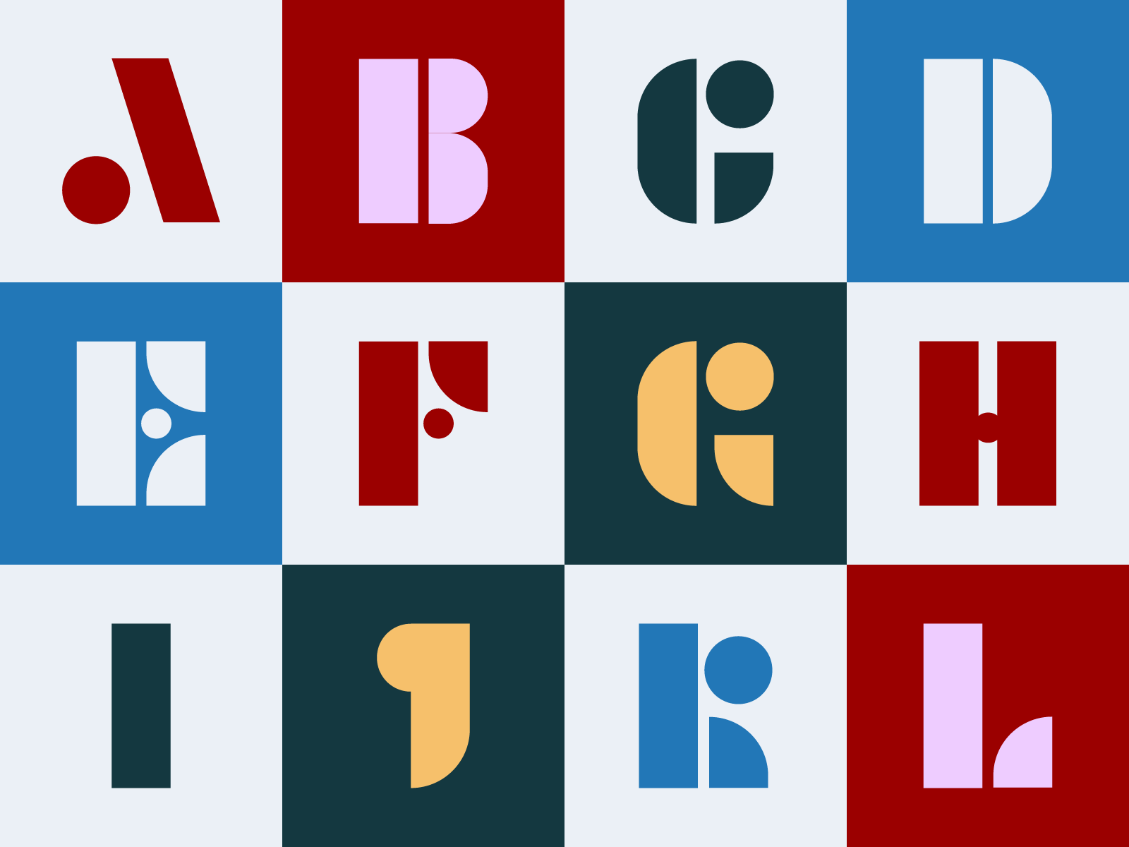 Modular Type 1 by Elise Rabuse on Dribbble