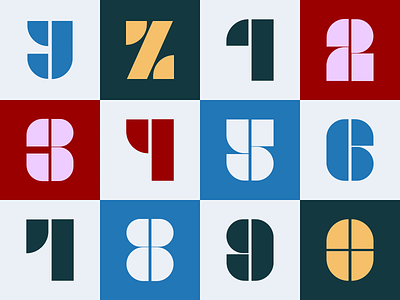 Modular Type 3 design graphic design typography