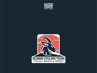 DCabin Cycling Team animal logo coreldraw design graphic design illustration logo logo design sport logo