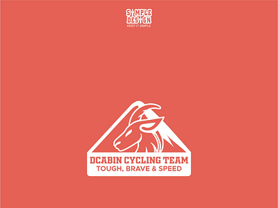 DCabin Cycling Team (2) adobe illustrator animal logo coreldraw design graphic design logo logo design sport logo