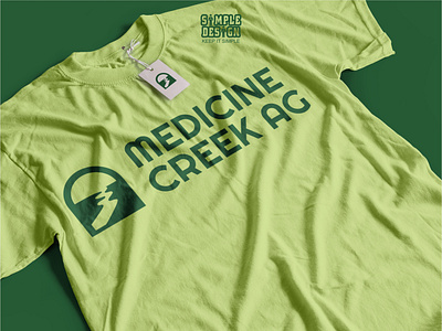 Medicine Creek Ag brand identity coreldraw design graphic design logo logo design logogram photoshop tshirt design visual identity