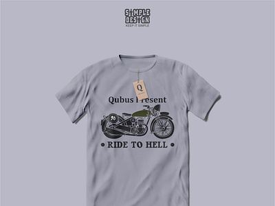 Qubus: Ride to Hell apparel design automotive brand identity graphic design motorcycle t shirt design visual identity