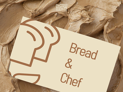 Bread & Chef brand identity business card logo logo design packaging design
