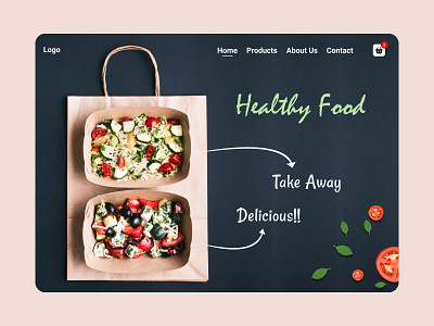 Healthy Food - Take Away ui uidesign uiwebdesign web