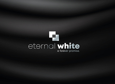 Eternal White | Diamond Jewellery Brand Concept branding design diamond jewellery logo luxury brand minimal packaging typography