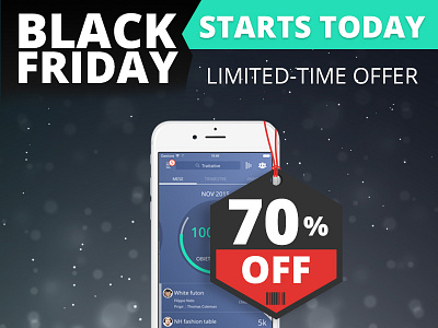 Sellf Black Friday apple black black friday business crm discount friday iphone newsletter sale sales sellf