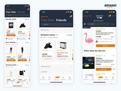 Amazon Redesign Challenge amazon amazon redesign challenge e-commerce app ecommerce iphone product page redesign ui uplabs ux wishlist