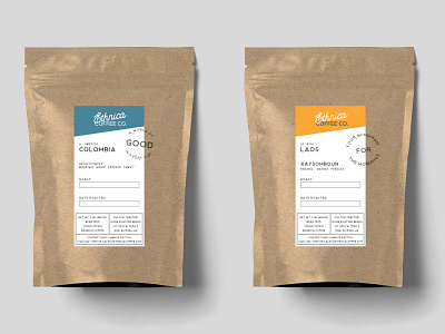 Ethnica Coffee Labels brand and identity brand identity coffee coffee bag coffee brand coffee branding