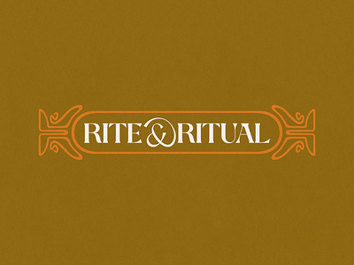 Rite & Ritual Concept | WIP 60s 70s art nouveau brand identity brand identity branding logo psychadelic vintage