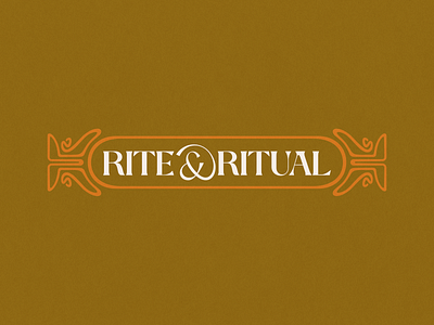 Rite & Ritual Concept | WIP 60s 70s art nouveau brand identity brand identity branding logo psychadelic vintage