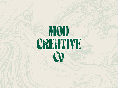 Mod Creative Co. brand identity brand strategy branding logo mod retro sophisticated trippy vintage virtual assistant