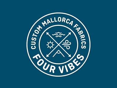 Four Vibes brand branding clothes design fashion graphic design logo mallorca medtiterranean organic photo t shirt