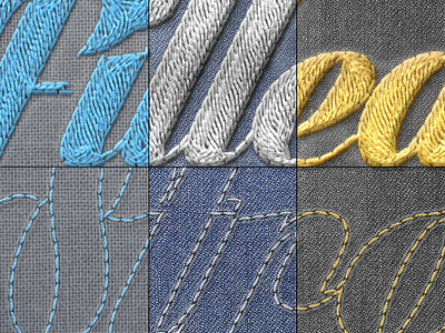 Download Realistic Embroidery Photoshop Actions By Nuwan Panditha Blacknull On Dribbble