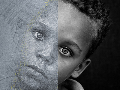 Eyes - Pencil Art Photoshop Action