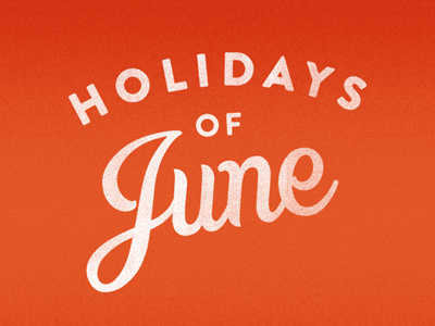 Holidays of June