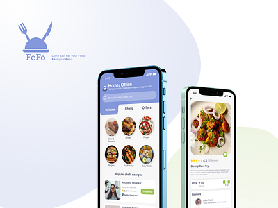 FiFo, Home made food delivery application adobexd application homemadefood logodesign uidesign uxdesign