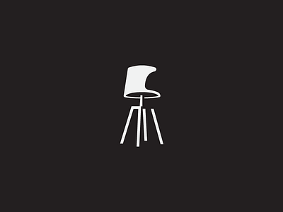 Lamp brand lamp logo minimal negative simple vector