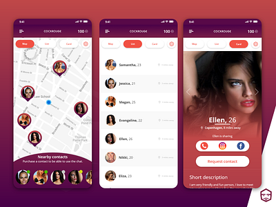 Dating app concept