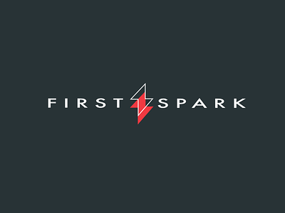 First Spark branding design graphic design illustration illustrator logo logotype minimal typography vector
