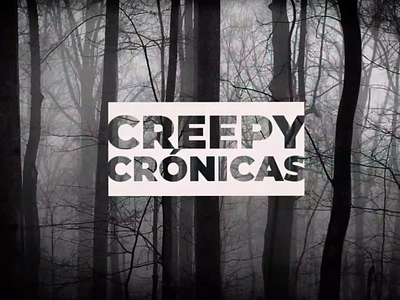 Creepy Crónicas animation branding design graphic design illustrator logo logotype typography vector