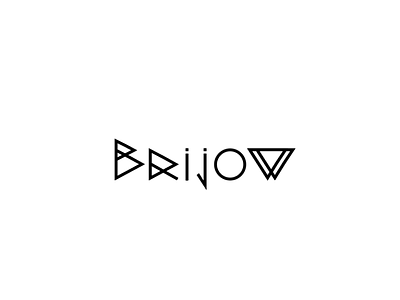 Brijow branding design graphic design illustrator logo logotype minimal typography vector