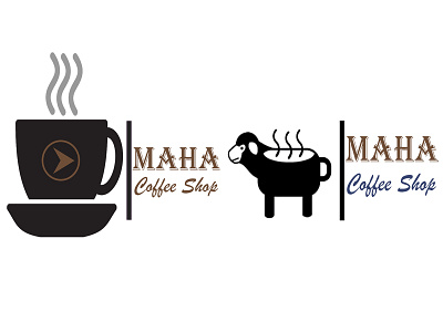 Coffee Shop logo icon illustration lettering logo logo design photoshop typography