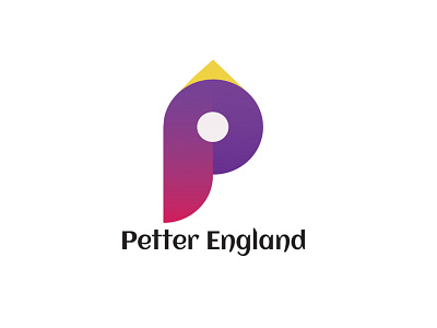 P Letter Logo illustrator logo design typography vector