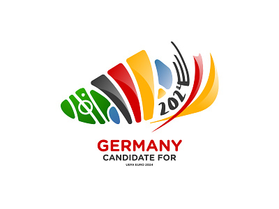 Germany candidate for euro 2024 | Logo design candidate euro euro 2024 europe football football boot germany logo design sport