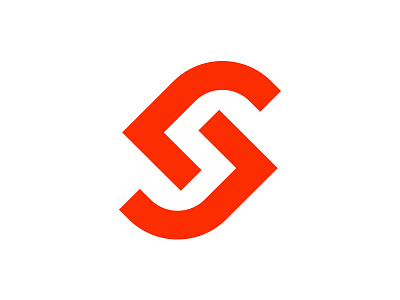 Letter "S" for Safeinit | Monogram blockchain branding data safety letter s logo design negative space network red red logo s safeinit security