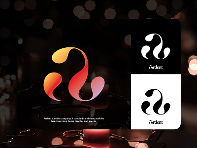 Ardent | Brand Mark | candle company