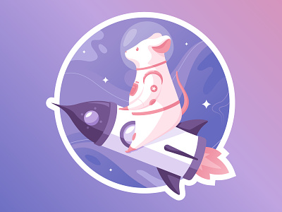Space Sticker designs, themes, templates and downloadable graphic elements  on Dribbble