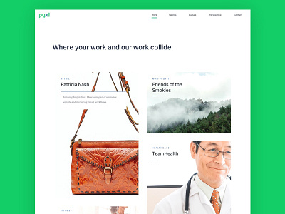Pyxl Website agency website website
