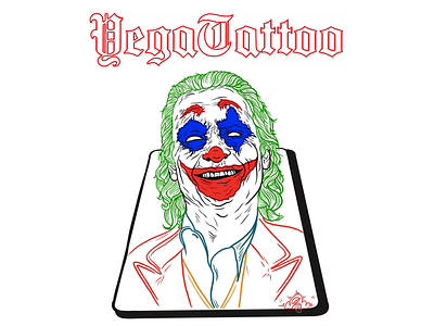 Tattoo design Joker