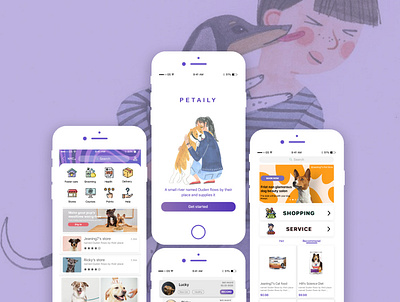 PETAILY_Pet App Concept app pet app ui