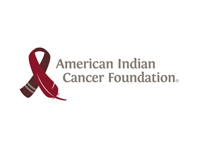 American Indian Cancer Foundation logo identity
