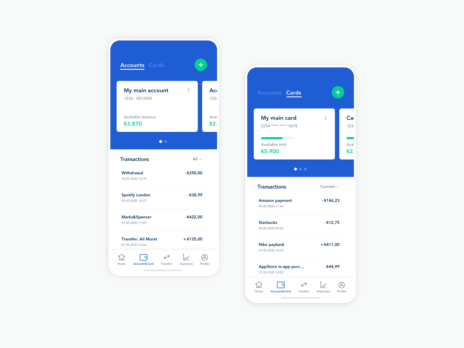 Mobile Banking by Bahar Balık on Dribbble