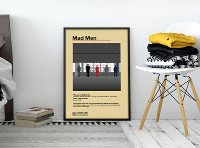 Mad Men Minimalist Poster mad men minimalist design minimalist poster poster wall art
