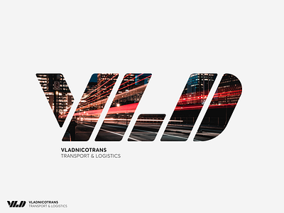 VLD logistics branding logo monogram