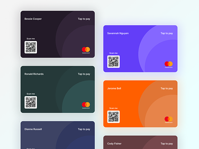 Debit Card Designs atm cash credit credit card debit debit card design finance money payment qr code tap to pay ui wallet