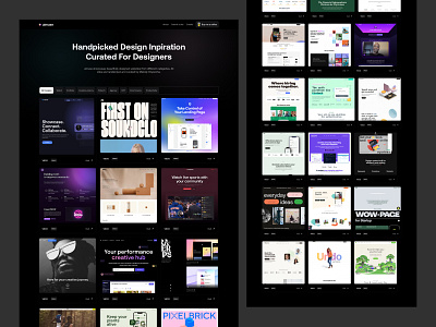 UI Muse - Website Design Resource design inspiration landing resource ui web website inspirations