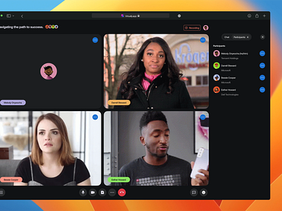 Video Conferencing App - Participants