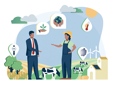 Farmers working with Government climate change farm farmer farming greenhouse policy